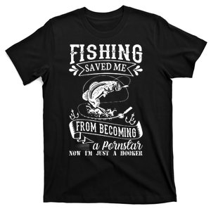 Fisherman American Flag Fishing Rod Fishing Lover T-Shirt