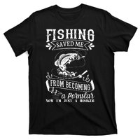 Fisherman American Flag Fishing Rod Fishing Lover T-Shirt