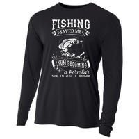 Fisherman American Flag Fishing Rod Fishing Lover Cooling Performance Long Sleeve Crew