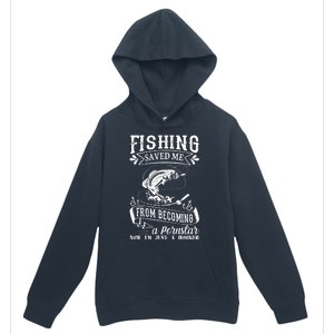 Fisherman American Flag Fishing Rod Fishing Lover Urban Pullover Hoodie