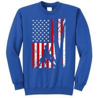 Funny American Flag Arborist Gift Cool Tree Lover Gift Sweatshirt