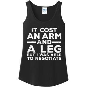 Funny Amputee For Men Women Prosthetic Leg Amputation Joke Ladies Essential Tank