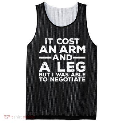 Funny Amputee For Men Women Prosthetic Leg Amputation Joke Mesh Reversible Basketball Jersey Tank