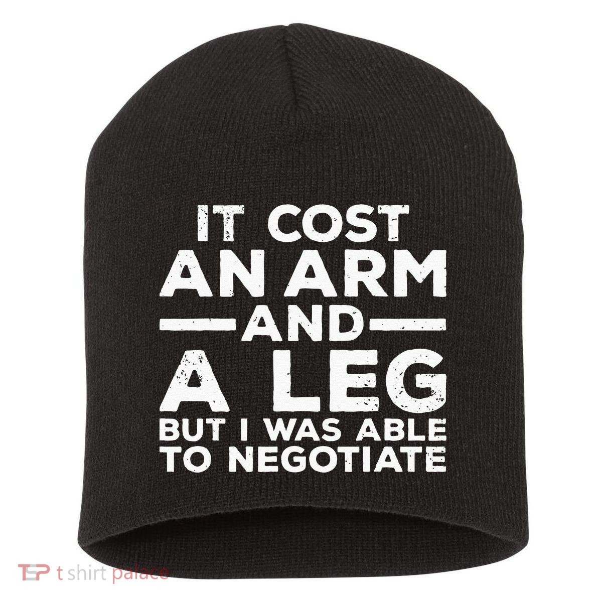 Funny Amputee For Men Women Prosthetic Leg Amputation Joke Short Acrylic Beanie