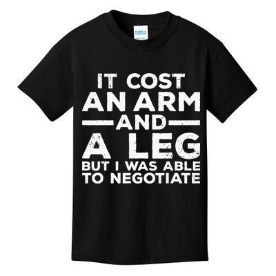 Funny Amputee For Men Women Prosthetic Leg Amputation Joke Kids T-Shirt