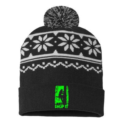 Funny Arborist For Men Women Lumberjack Gift Idea USA-Made Snowflake Beanie