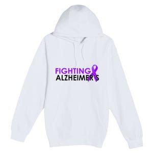 Fighting Alzheimer's Premium Pullover Hoodie