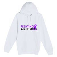 Fighting Alzheimer's Premium Pullover Hoodie