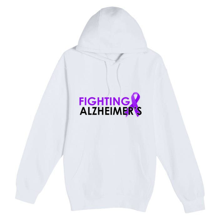 Fighting Alzheimer's Premium Pullover Hoodie