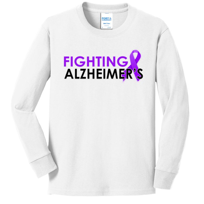 Fighting Alzheimer's Kids Long Sleeve Shirt