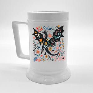 Funny Abraxos Fantasy Bookish Floral Abraxos Gift Beer Stein