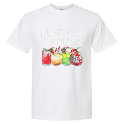 Festive As Fuck Funny Ugly Christmas Holiday Garment-Dyed Heavyweight T-Shirt