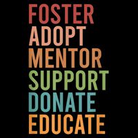 Foster Adopt Foster Mom Foster Parent Foster Mother Cooling Performance Crew T-Shirt