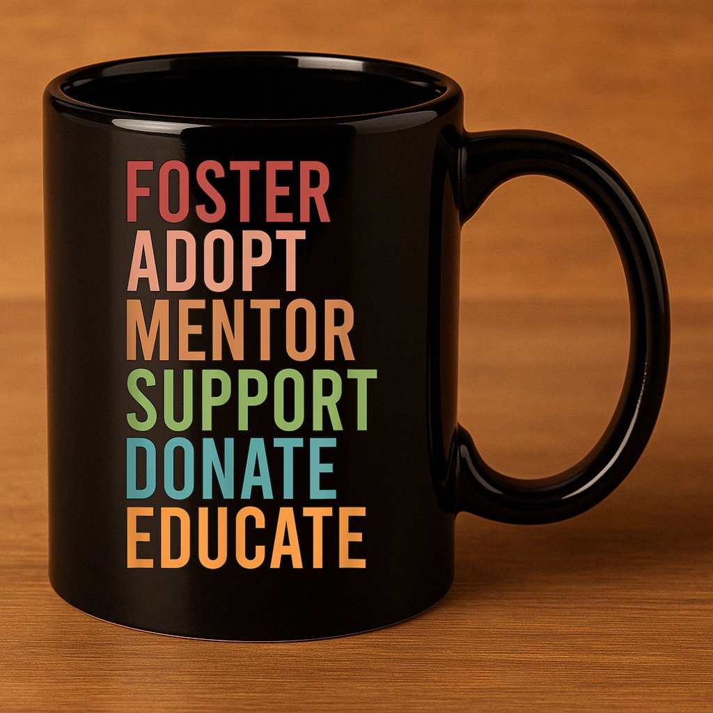 Foster Adopt Foster Mom Foster Parent Foster Mother 11oz C Handle Ceramic Mug