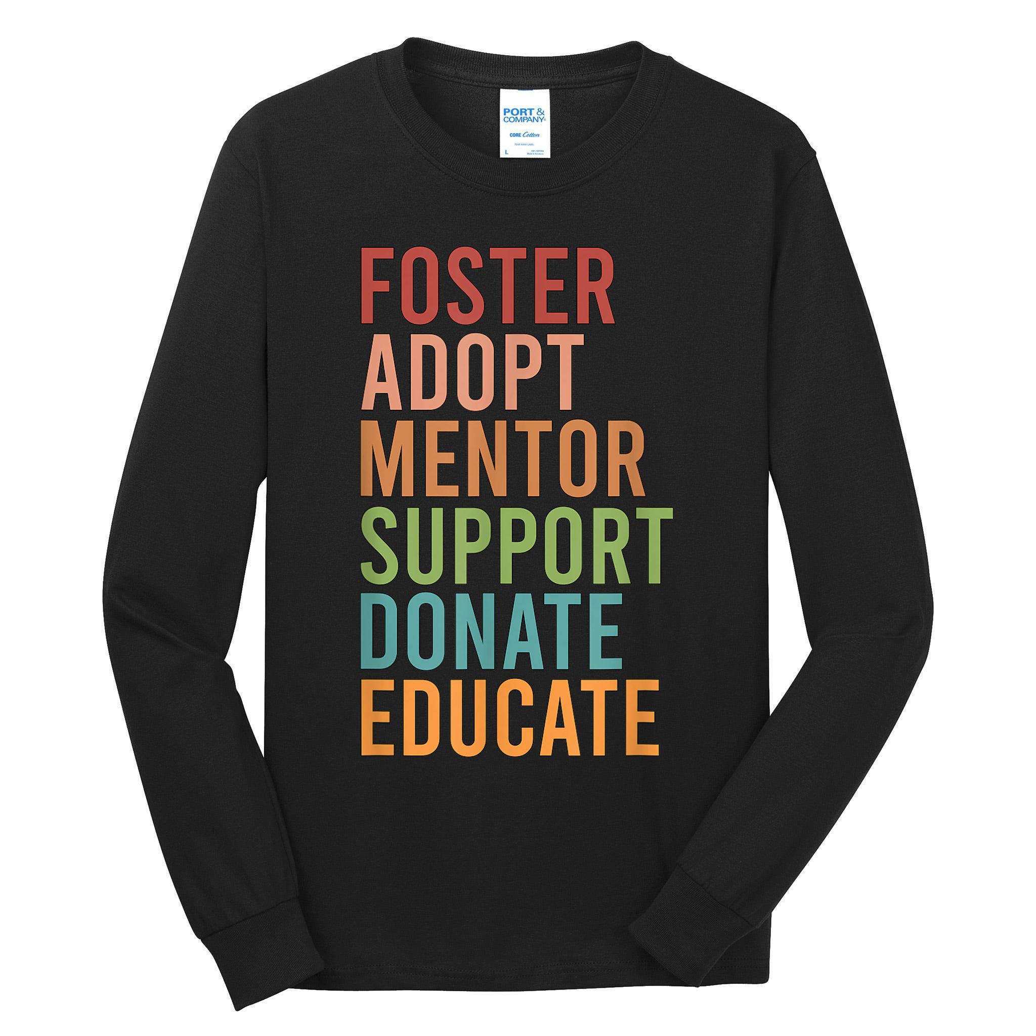 Foster Adopt Foster Mom Foster Parent Foster Mother Tall Long Sleeve T-Shirt