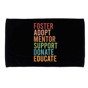 Foster Adopt Foster Mom Foster Parent Foster Mother Microfiber Hand Towel