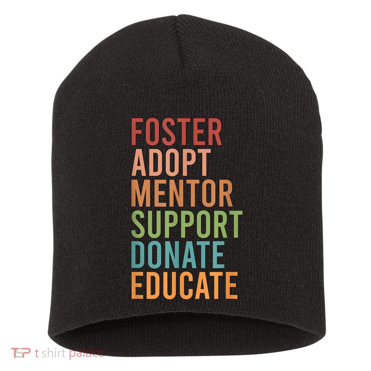 Foster Adopt Foster Mom Foster Parent Foster Mother Short Acrylic Beanie