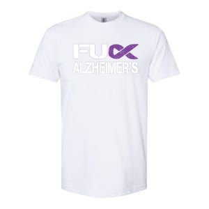 Fuck Alzheimer's Fuck Detia Alzheimer Support Awareness Gift Softstyle CVC T-Shirt