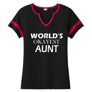 Funny Aunt Funny Gift From Niece Aunt Appreciation Gift Ladies Halftime Notch Neck Tee