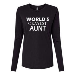 Funny Aunt Funny Gift From Niece Aunt Appreciation Gift Womens Cotton Relaxed Long Sleeve T-Shirt