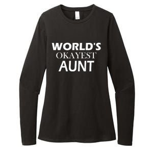 Funny Aunt Funny Gift From Niece Aunt Appreciation Gift Womens CVC Long Sleeve Shirt