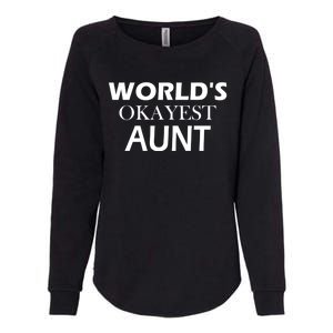 Funny Aunt Funny Gift From Niece Aunt Appreciation Gift Womens California Wash Sweatshirt