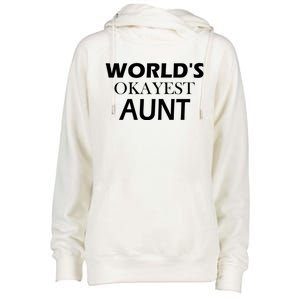 Funny Aunt Funny Gift From Niece Aunt Appreciation Gift Womens Funnel Neck Pullover Hood