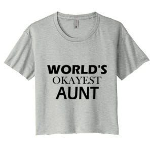 Funny Aunt Funny Gift From Niece Aunt Appreciation Gift Women's Crop Top Tee