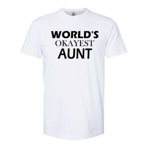 Funny Aunt Funny Gift From Niece Aunt Appreciation Gift Softstyle CVC T-Shirt