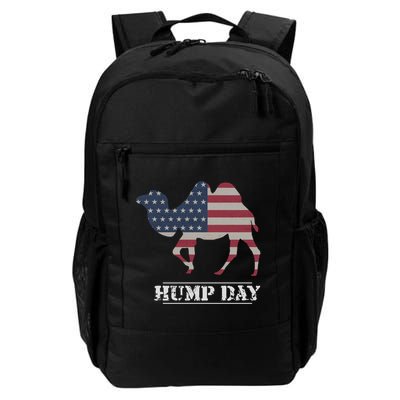 Funny American Flag Hump Day Camel Gift Daily Commute Backpack