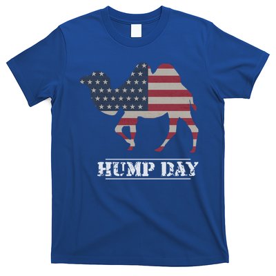 Funny American Flag Hump Day Camel Gift T-Shirt
