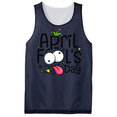 Funny April Fools Day 1st April Jokes Happy April Fools Day Mesh Reversible Basketball Jersey Tank