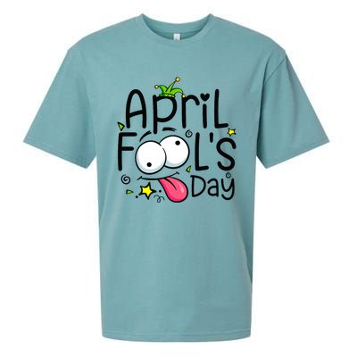 Funny April Fools Day 1st April Jokes Happy April Fools Day Sueded Cloud Jersey T-Shirt