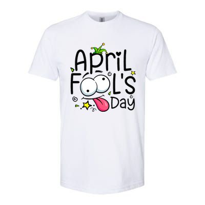 Funny April Fools Day 1st April Jokes Happy April Fools Day Softstyle® CVC T-Shirt