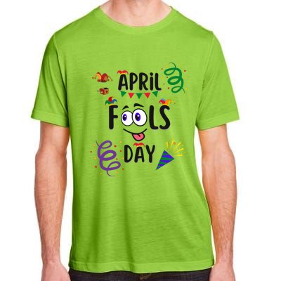 Funny April Fools Day April 1st Prank And Funny Adult ChromaSoft Performance T-Shirt