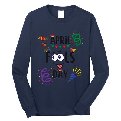 Funny April Fools Day April 1st Prank And Funny Long Sleeve Shirt