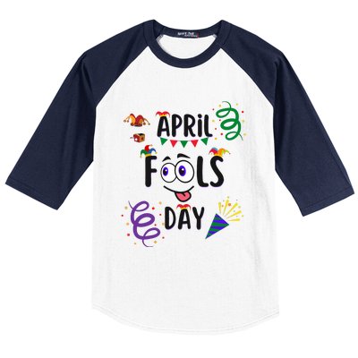 Funny April Fools Day April 1st Prank And Funny Baseball Sleeve Shirt