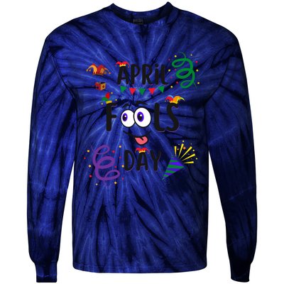 Funny April Fools Day April 1st Prank And Funny Tie-Dye Long Sleeve Shirt