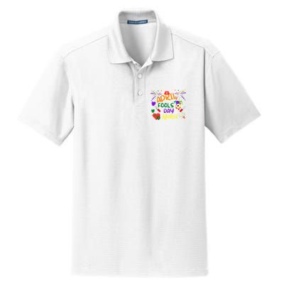 Funny April Fools Day For Nurse Dry Zone Grid Polo