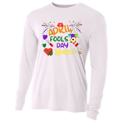 Funny April Fools Day For Nurse Cooling Performance Long Sleeve Crew