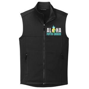 Funny Aloha Fifth Grade Back To School Teachers Gift Collective Smooth Fleece Vest