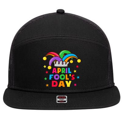 Funny April Fools Day Pranks Kit 1st April Jokes Adults 7 Panel Mesh Trucker Snapback Hat