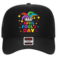 Funny April Fools Day Pranks Kit 1st April Jokes Adults High Crown Mesh Back Trucker Hat