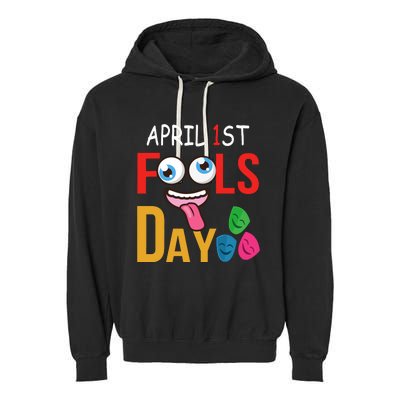 Funny April Fools Day Quote April Fools Day Squad Pranks Garment-Dyed Fleece Hoodie