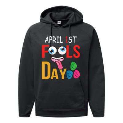 Funny April Fools Day Quote April Fools Day Squad Pranks Performance Fleece Hoodie