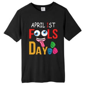 Funny April Fools Day Quote April Fools Day Squad Pranks Tall Fusion ChromaSoft Performance T-Shirt