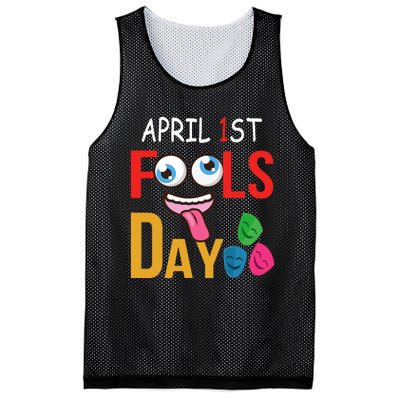 Funny April Fools Day Quote April Fools Day Squad Pranks Mesh Reversible Basketball Jersey Tank