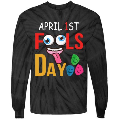 Funny April Fools Day Quote April Fools Day Squad Pranks Tie-Dye Long Sleeve Shirt