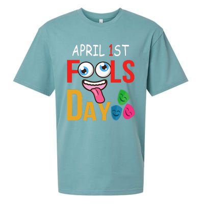 Funny April Fools Day Quote April Fools Day Squad Pranks Sueded Cloud Jersey T-Shirt