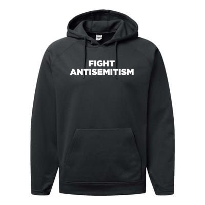 Fight Antisemitism Performance Fleece Hoodie